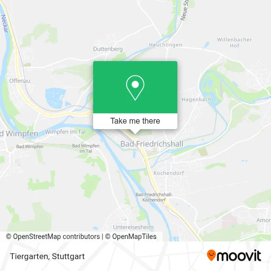 Tiergarten map