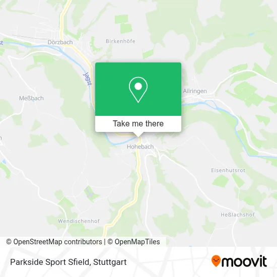 Parkside Sport Sfield map