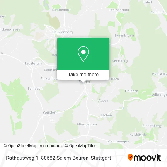 Rathausweg 1, 88682 Salem-Beuren map
