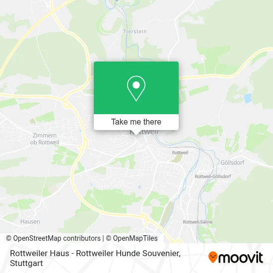 Rottweiler Haus - Rottweiler Hunde Souvenier map
