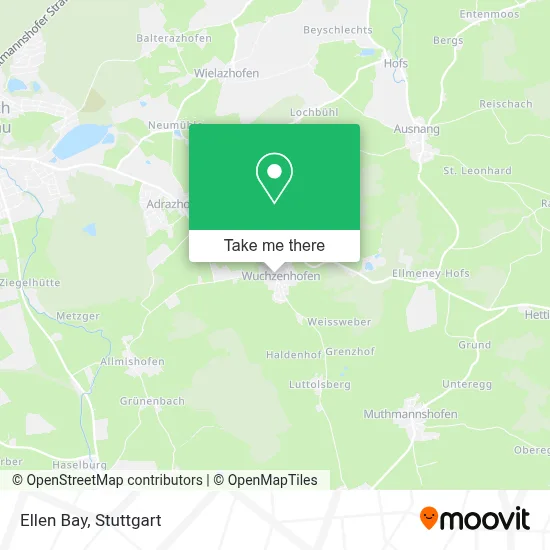 Ellen Bay map