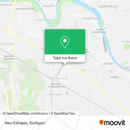 Neu-Edingen map