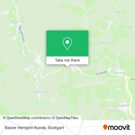 Balzer Herrgott-Runde map