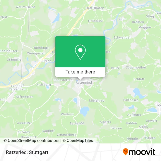 Ratzeried map