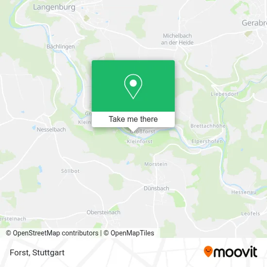 Forst map