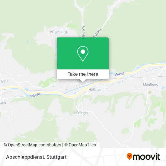 Abschleppdienst map