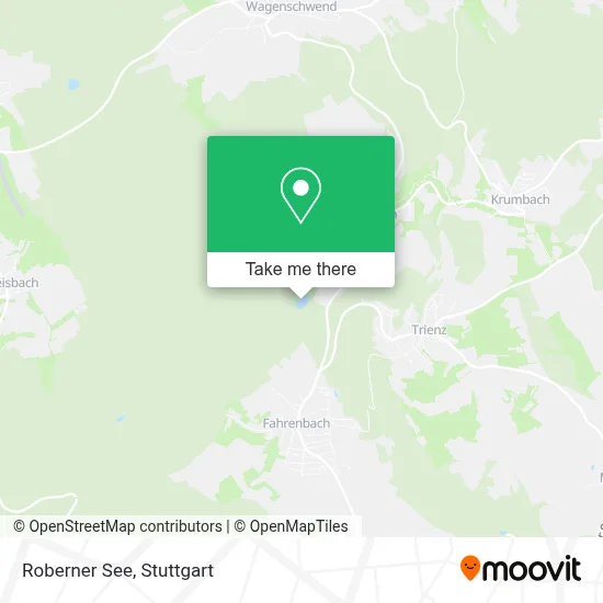 Roberner See map