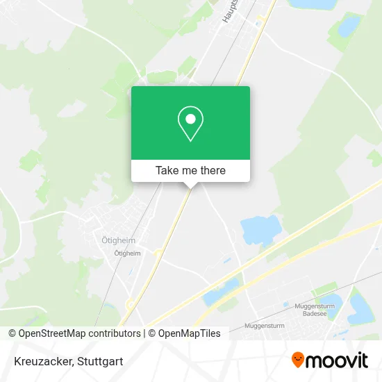 Kreuzacker map