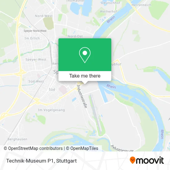 Technik-Museum P1 map