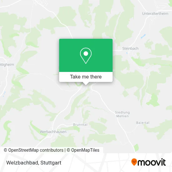 Welzbachbad map