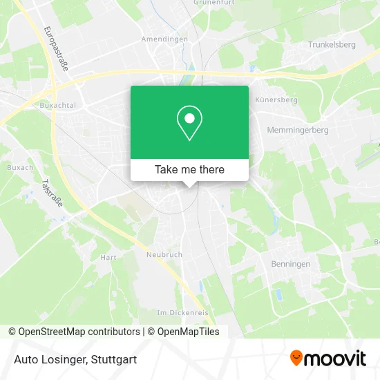 Auto Losinger map