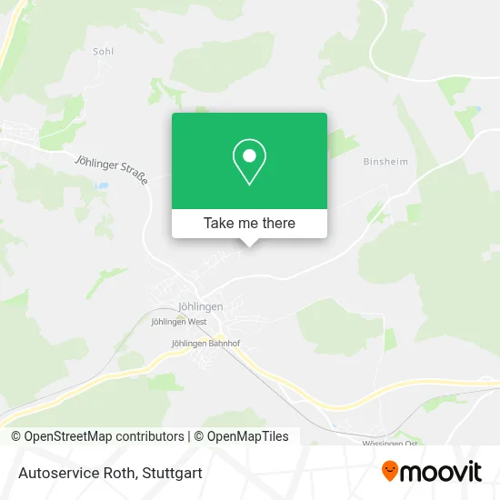 Autoservice Roth map