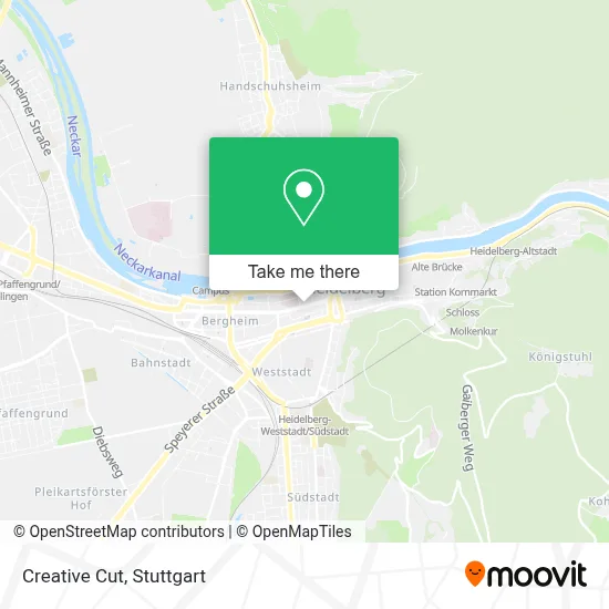Creative Cut map