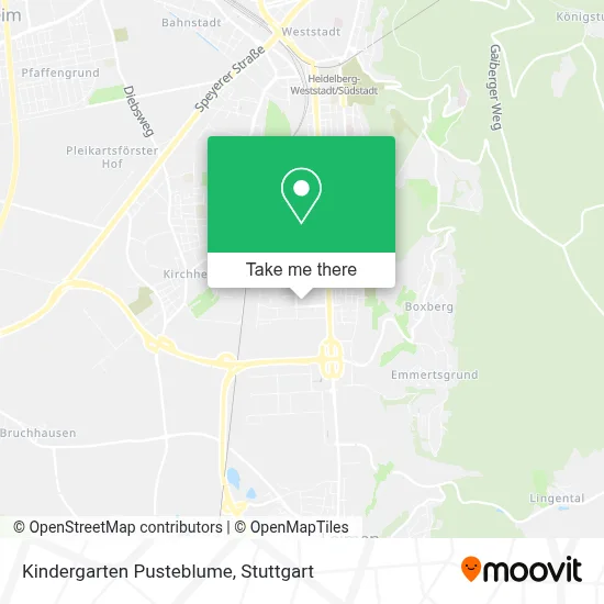 Kindergarten Pusteblume map