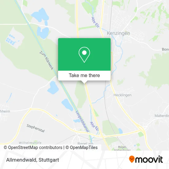 Allmendwald map