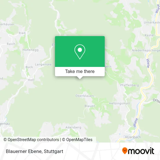Blauerner Ebene map