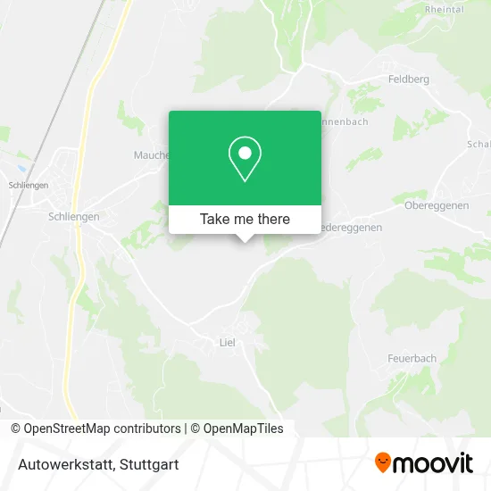 Autowerkstatt map