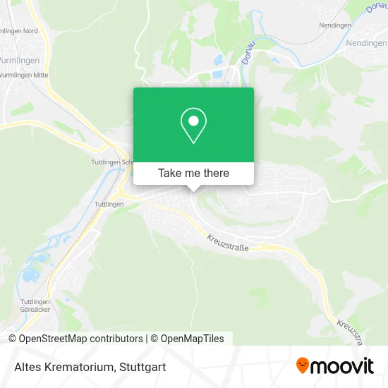 Altes Krematorium map