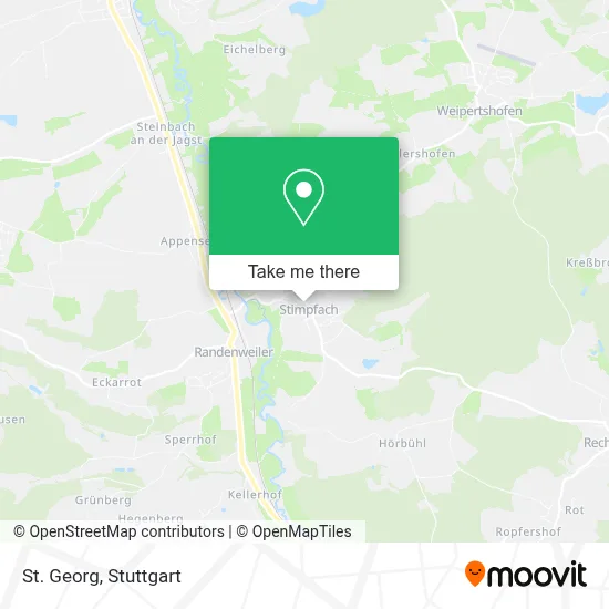 St. Georg map
