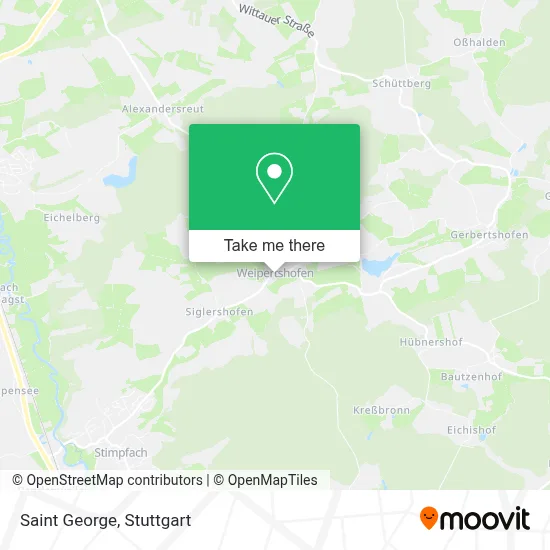 Sankt Georg map