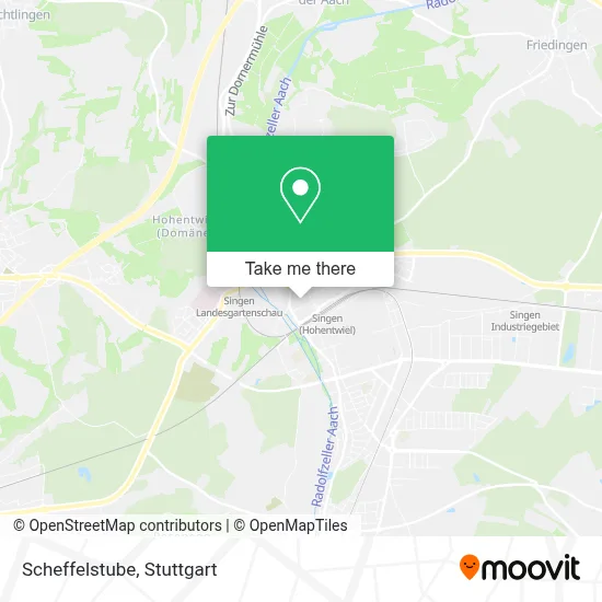Scheffelstube map