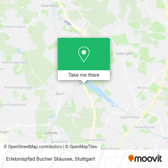 Erlebnispfad Bucher Stausee map