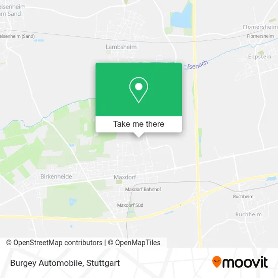 Burgey Automobile map
