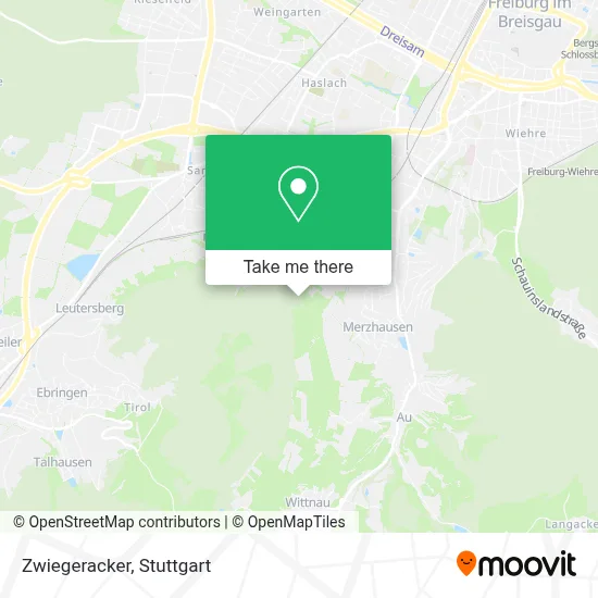Zwiegeracker map
