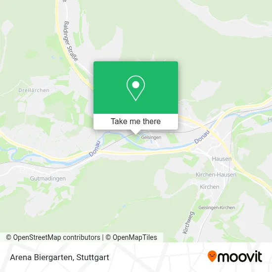 Arena Biergarten map