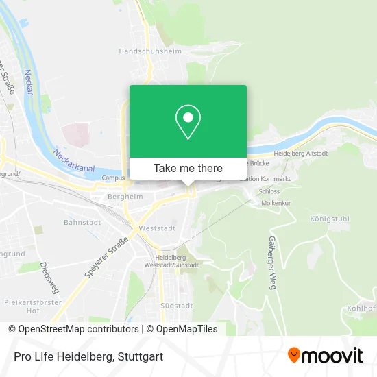 Pro Life Heidelberg map
