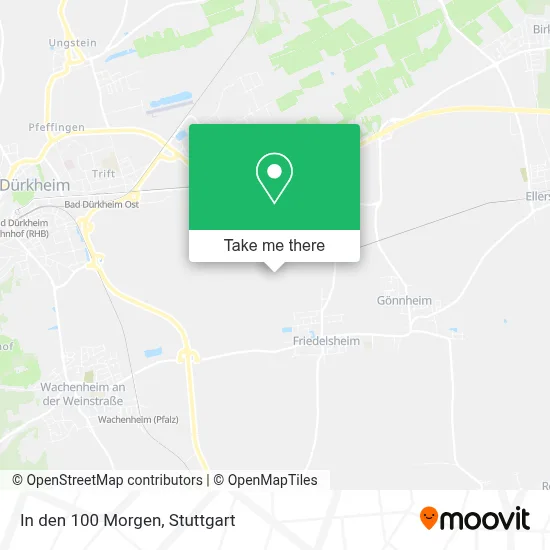 In den 100 Morgen map