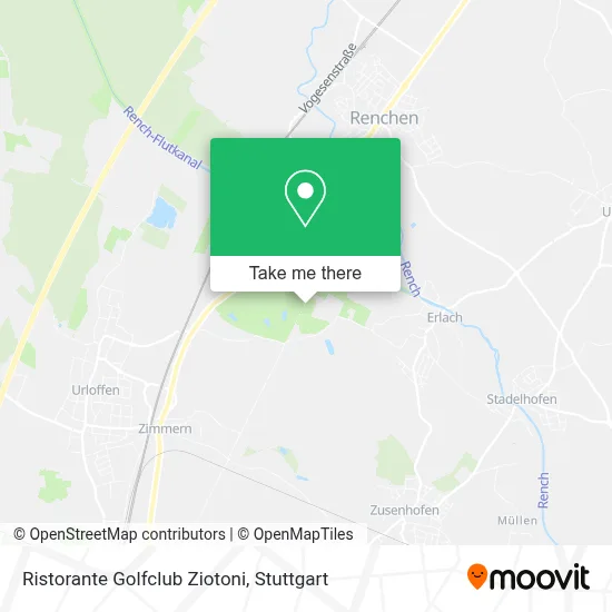 Ristorante Golfclub Ziotoni map
