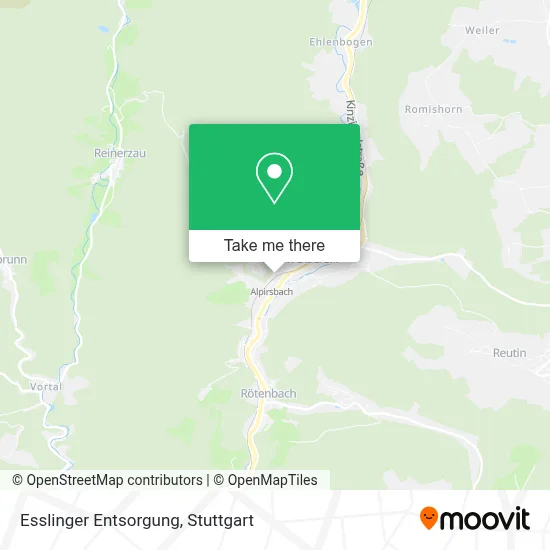 Esslinger Entsorgung map