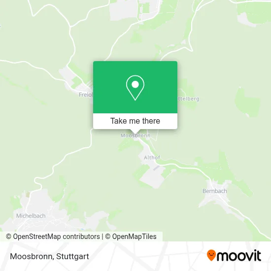 Moosbronn map
