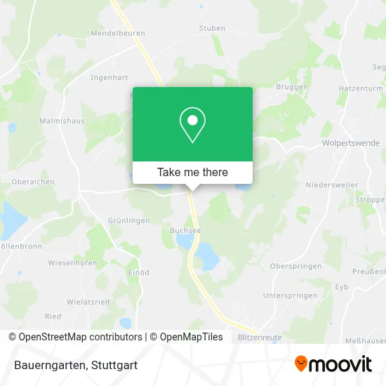 Bauerngarten map