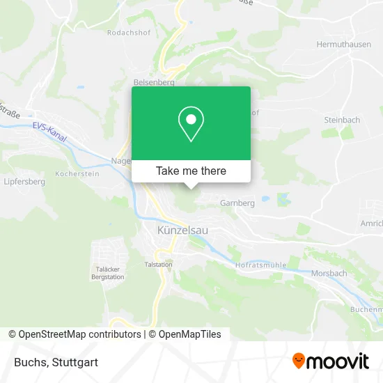 Buchs map