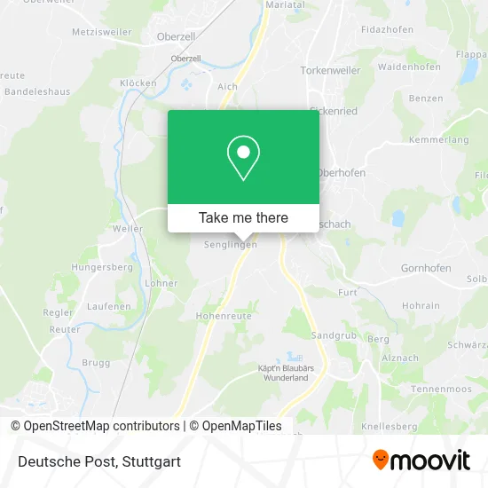 Deutsche Post map