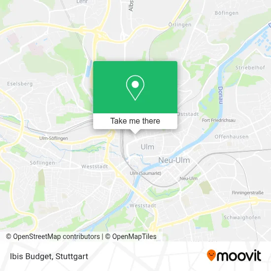 Ibis Budget map