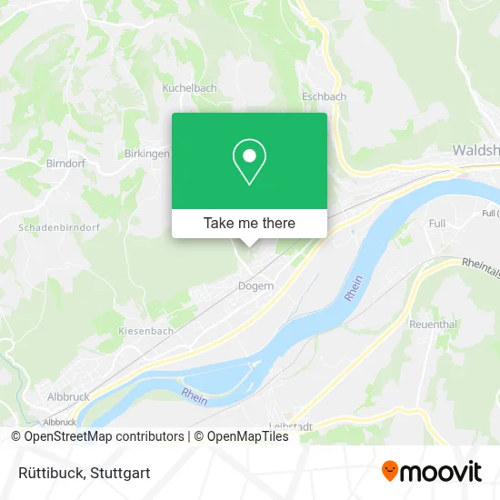 Rüttibuck map
