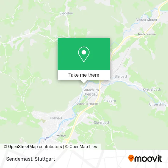 Sendemast map