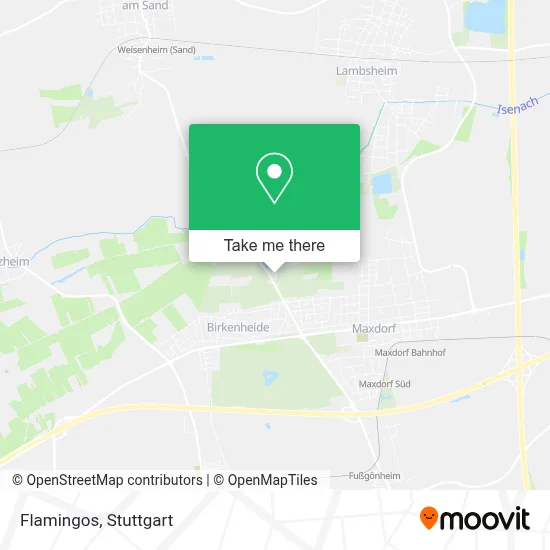 Flamingos map