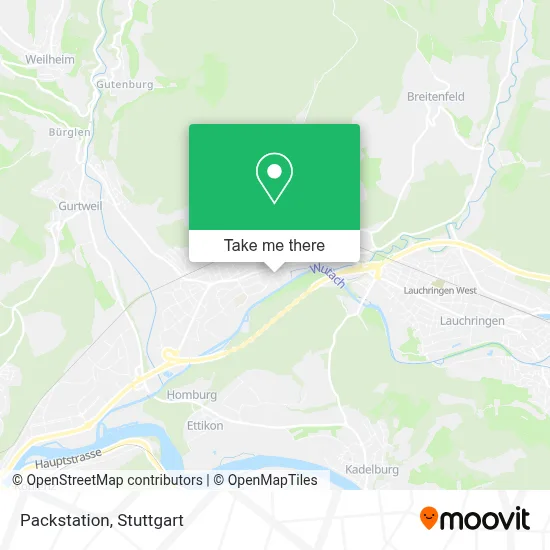 Packstation map