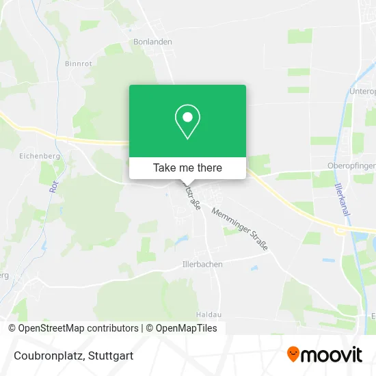 Coubronplatz map