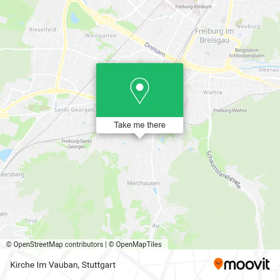 Kirche Im Vauban map