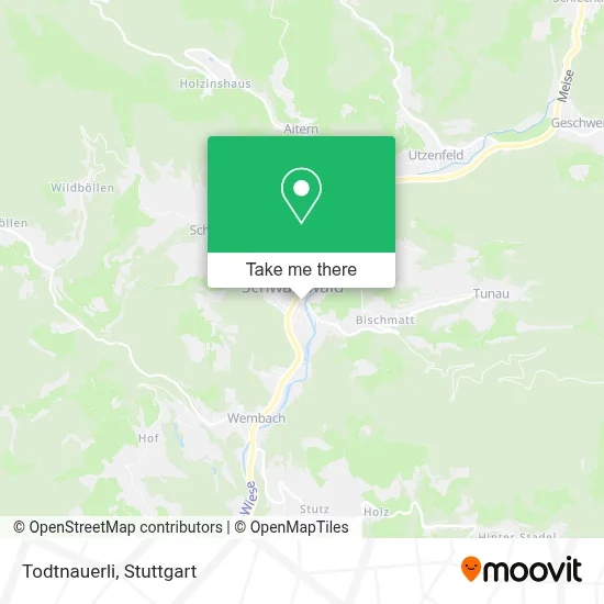 Todtnauerli map