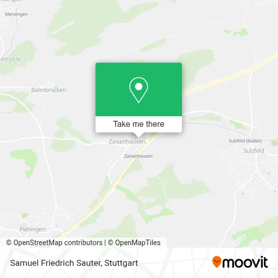 Samuel Friedrich Sauter map