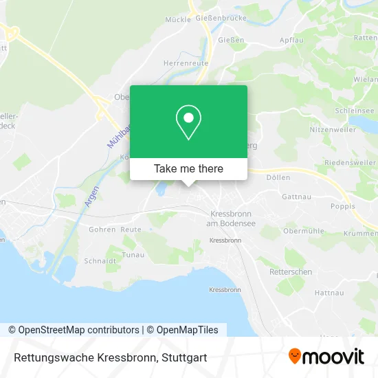 Rettungswache Kressbronn map