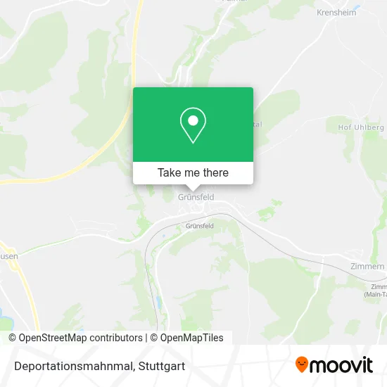 Deportationsmahnmal map