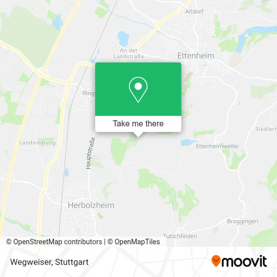 Wegweiser map