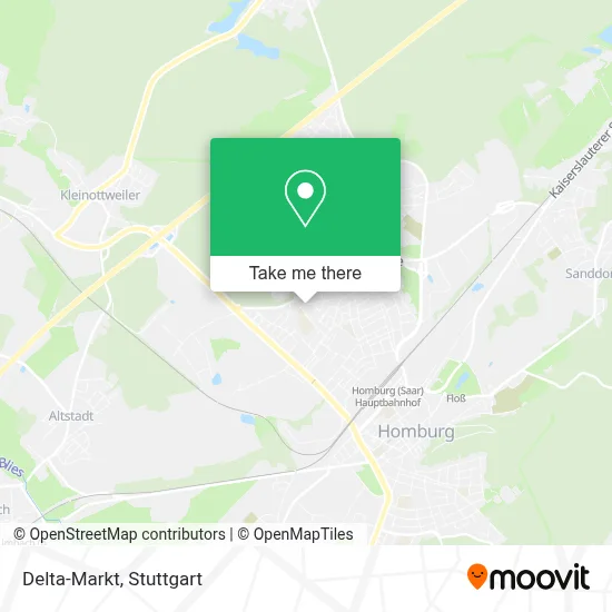 Delta-Markt map